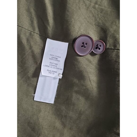 Madewell Women's Olive All Weather Outbound Military Style 02843 Sz XS 1033 - Picture 11 of 16